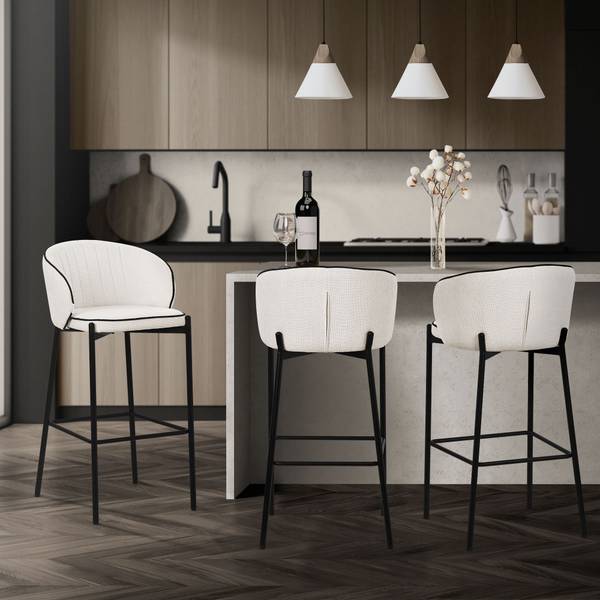 Barhocker VIENNA 2er-Set Beige - 2er Set