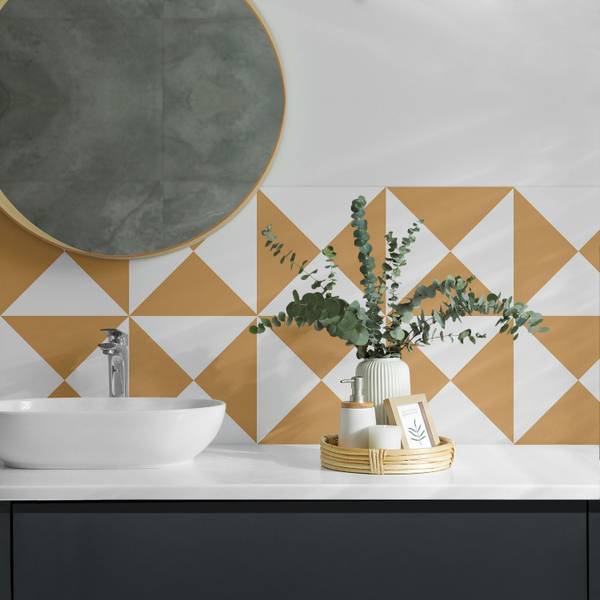 Fliesen Triangel Harmonia 4er Set 50 x 50 cm