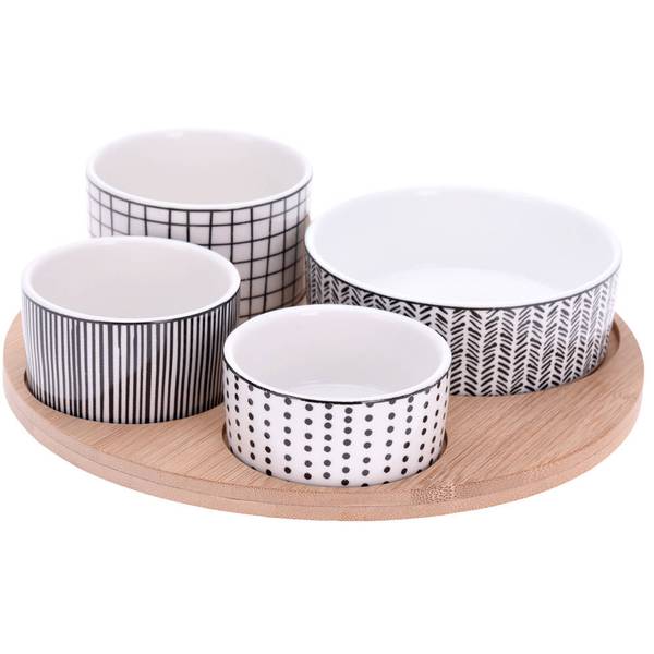 Servierschale 278000240 5er Set Keramik - 22 x 9 x 22 cm
