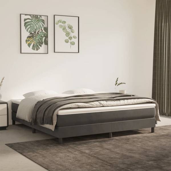 Bettgestell 3016030-5 Dunkelgrau - 160 x 25 cm