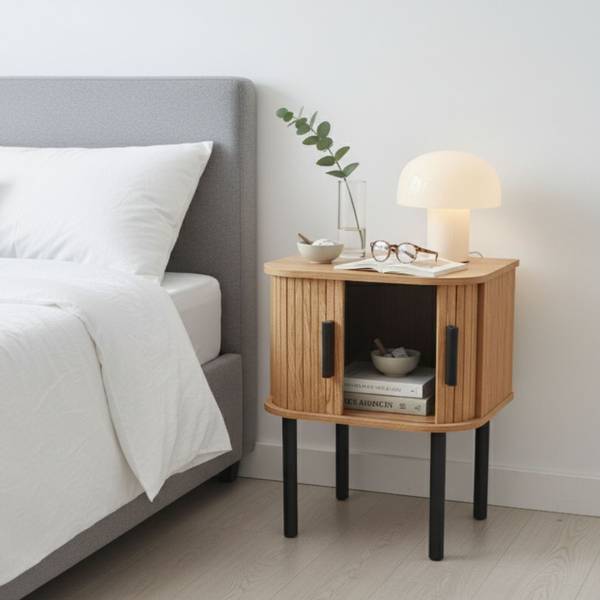 Nachttisch SCAVA Braun - Holzwerkstoff - 40 x 53 x 40 cm