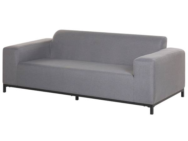 Tuinsofa ROVIGO zwart - grijs