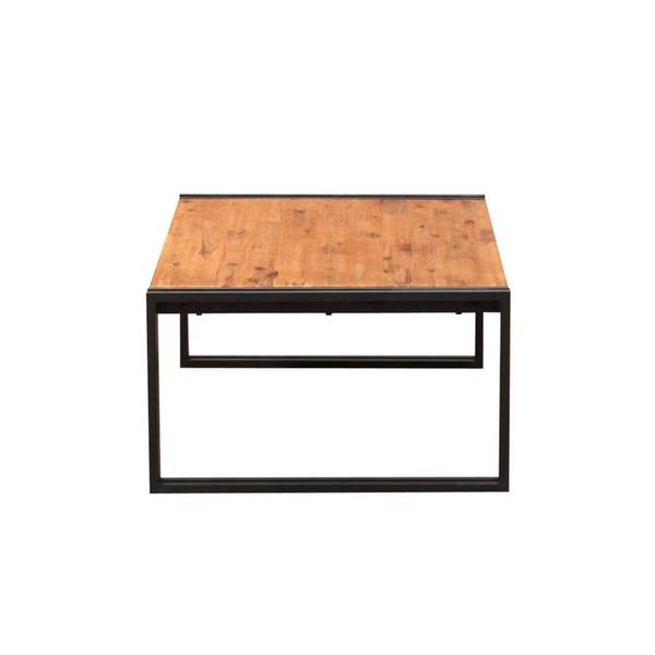 Table basse WORKSHOP Marron - En partie en bois massif - 110 x 40 x 70 cm