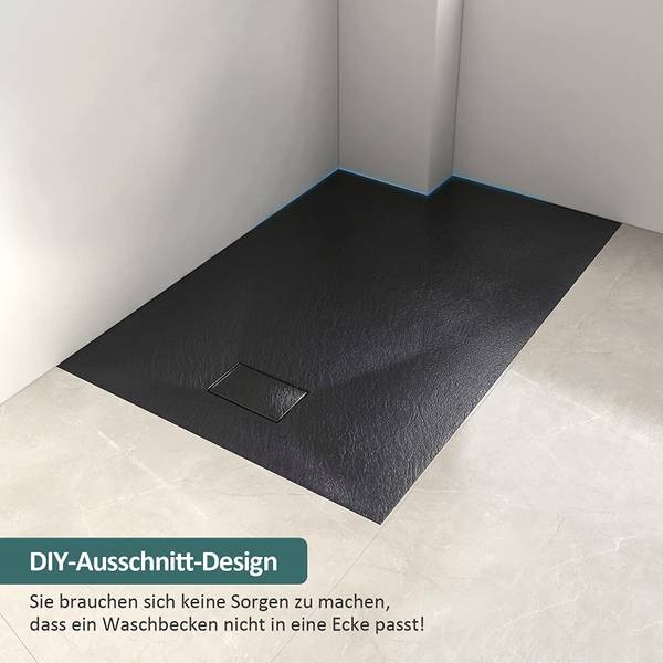 Duschwanne ST1490B Tiefe: 140 cm