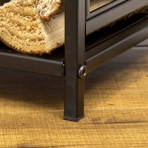 Kaminholzständer 842-160 Braun - Stahl - 30 x 70 x 46 cm