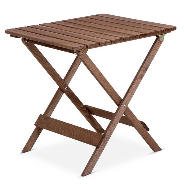 Ensemble de sièges MELES (3 pièces) Marron - Bois massif
