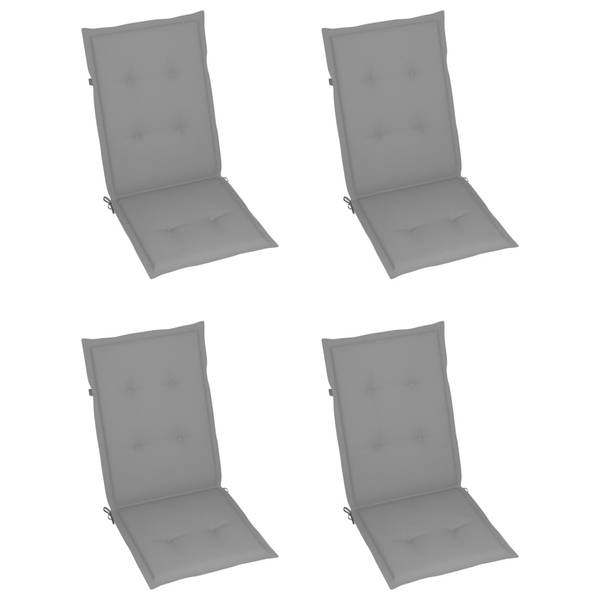 Gartenstuhl 3016489-2 (3er Set) Grau