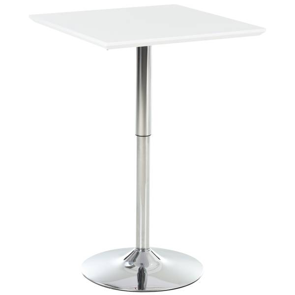 Bartisch 835-131 Weiß - Holzwerkstoff - 60 x 92 x 60 cm