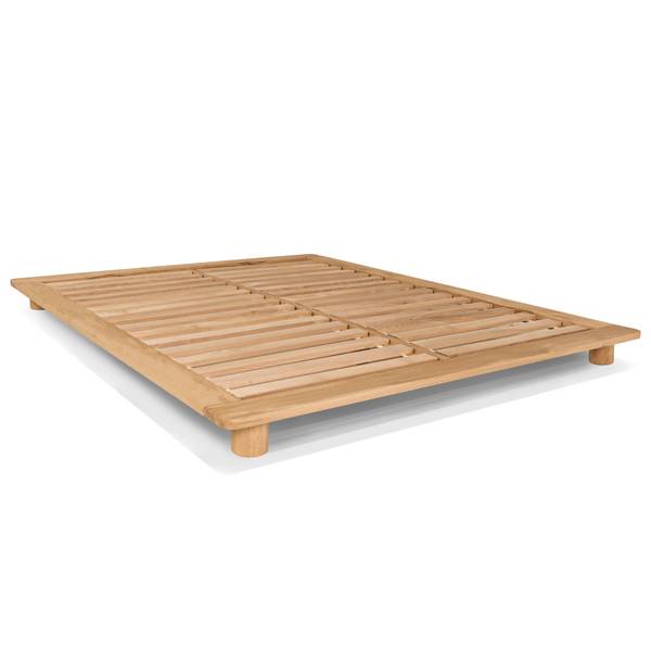 Futonbett CONE, Buchenholz Durchsichtig - Breite: 160 cm