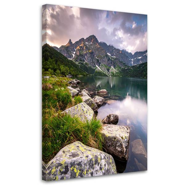 Wandbild Berge 70 x 100 cm
