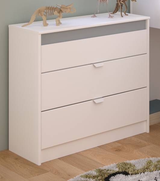 Kinderzimmer Pirouette25 4-teilig Weiß - Holzwerkstoff - 110 x 80 x 203 cm