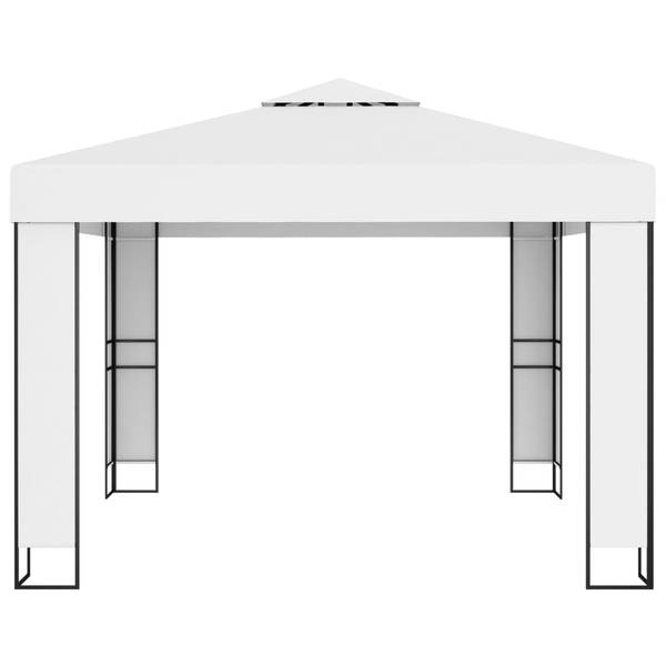Tonnelle 3001598 Blanc - Polyester - Acier - 300 x 273 x 300 cm