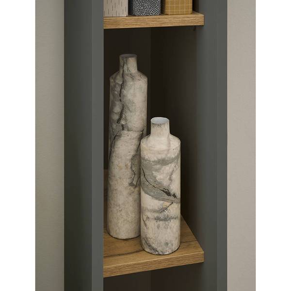 Stauraumschrank CRISP-61-184 Grau - Holzwerkstoff - 70 x 200 x 40 cm
