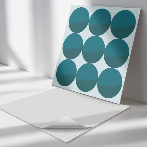 Fliesen Kreis Gitter 4er Set 50 x 50 cm
