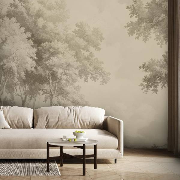 Fototapete Wald Bäume natur 350 x 245 cm