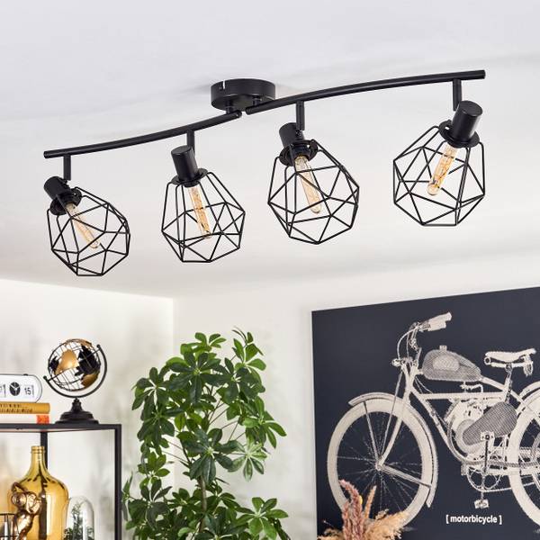 Deckenleuchte Campo 42 x 14 x 47 cm - Flammenanzahl: 4 - Metall