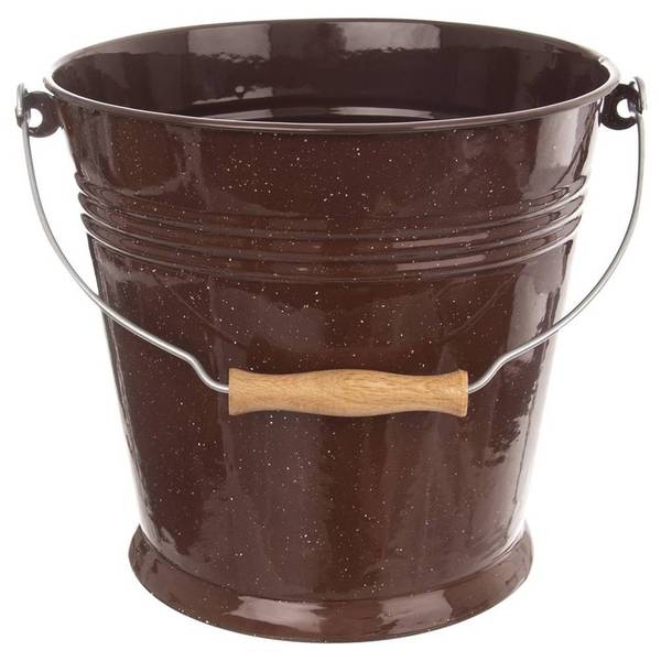 Lebensmitteleimer SET052 Braun - Edelstahl - 29 x 32 x 29 cm