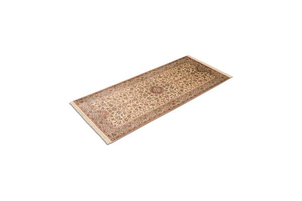 Orientteppich Läufer Premium Beige - Seide - 77 x 1 x 190 cm