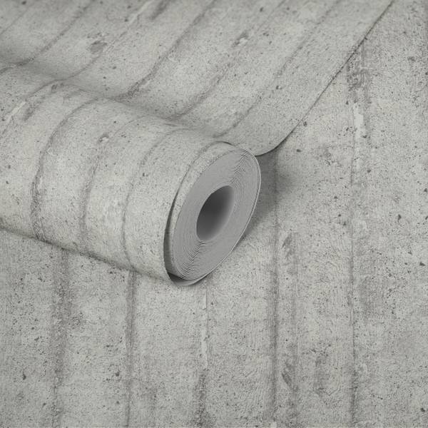 Vliestapete Elements 2 Betonoptik Grau - Fleece - 53 x 1005 x 1 cm