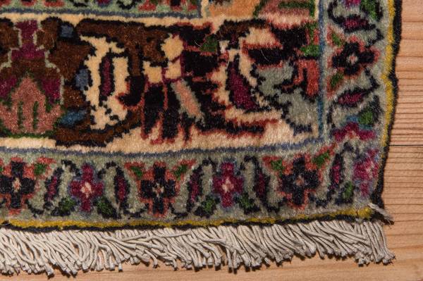 Handgeknüpft Kurzflorteppiche Rot - Wolle - 78 x 1 x 103 cm