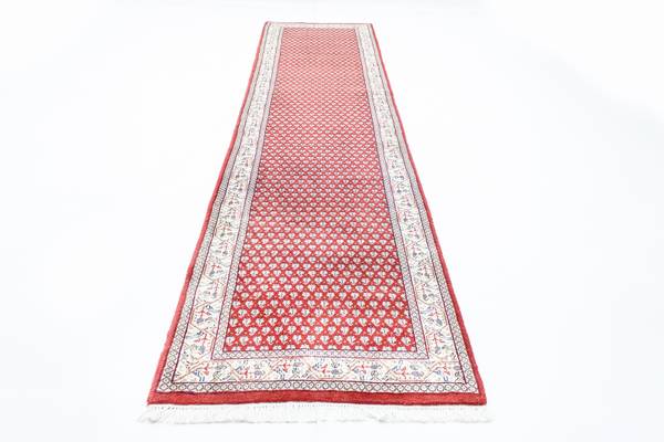 Orientteppich Läufer Oriental Rot - Wolle - 82 x 1 x 348 cm
