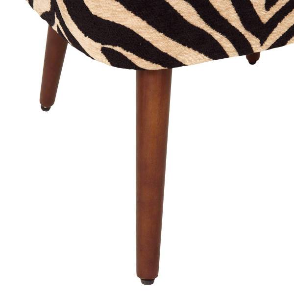 Sessel CHIARA Orange - Strukturstoff - 62 x 80 x 68 cm