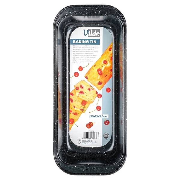 Brotbackform 279023 Schwarz - Metall - 13 x 6 x 30 cm