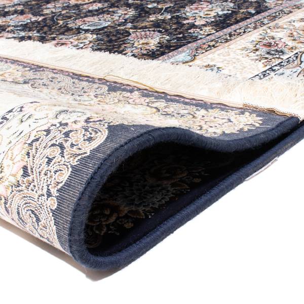 Orientteppich Amand Schwarz - Naturfaser - 200 x 1 x 300 cm