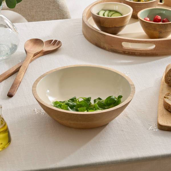Salatschüssel INAYA Weiß