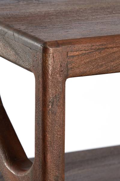 Schrank YUKI Braun - Holz teilmassiv - 40 x 160 x 120 cm