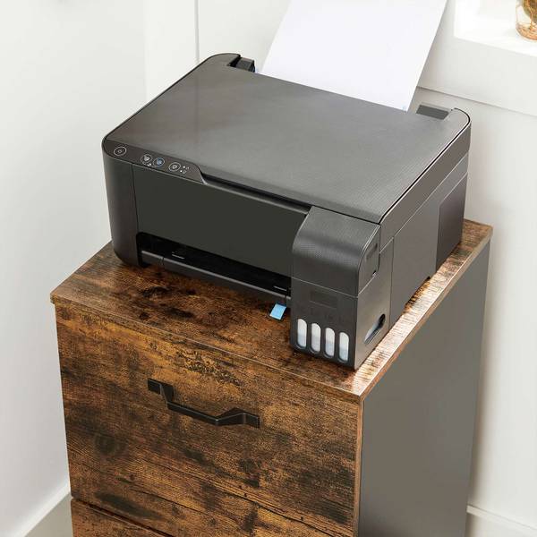 Rollcontainer Shīshgarh Braun - Holzwerkstoff - 40 x 70 x 42 cm