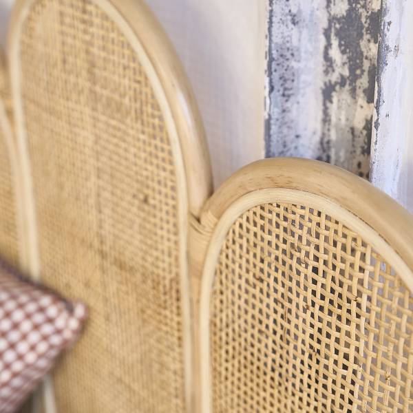 Kopfteil JANE Beige - Rattan - 180 x 115 x 5 cm