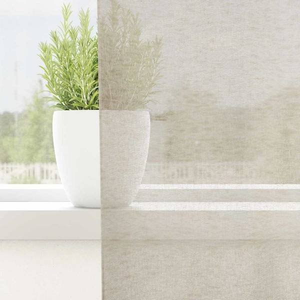 Fensterbehandlungen 3044631-2 (2er Set) Sandbraun - Breite: 245 cm