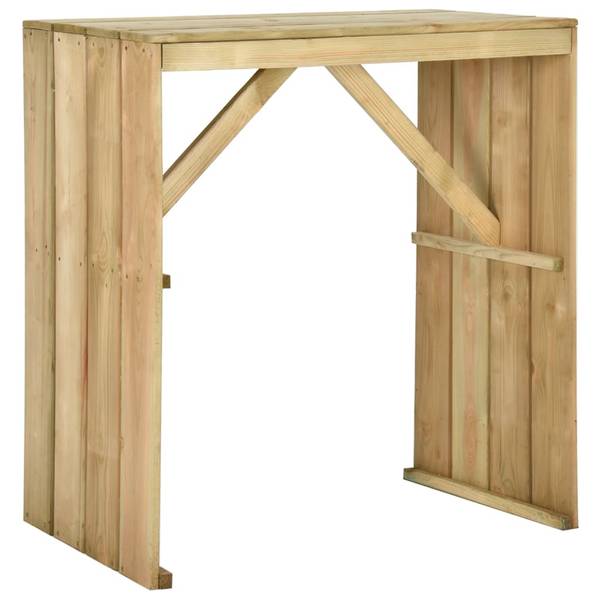 Garten Bar Set (5-teilig) 3096634 Braun - Kiefer - 60 x 110 x 100 cm