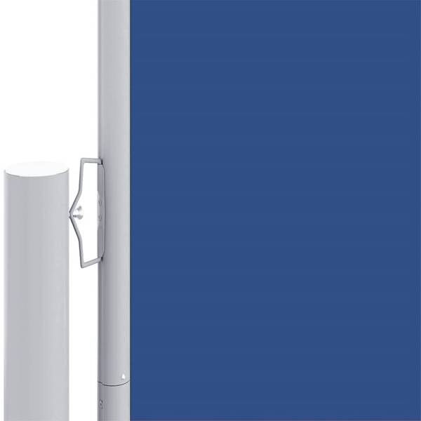 Seitenmarkise 3016426-5 Blau - Polyester - Aluminium - Stahl - 600 x 200 x 1 cm