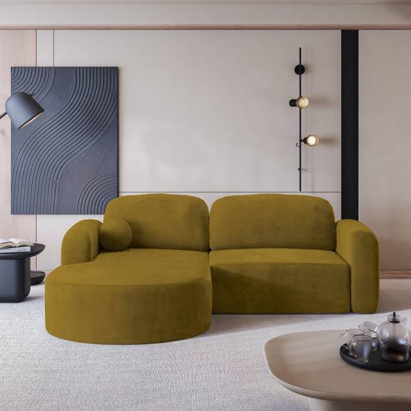 Ecksofa AMILIA M Gelb