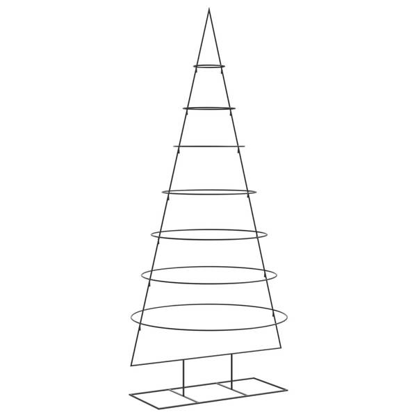 Metalen Kerstboom 3031926 zwart - 85 x 210 x 95 cm