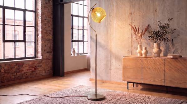 Stehlampe VESUVIA Gold - Metall - 30 x 165 x 30 cm