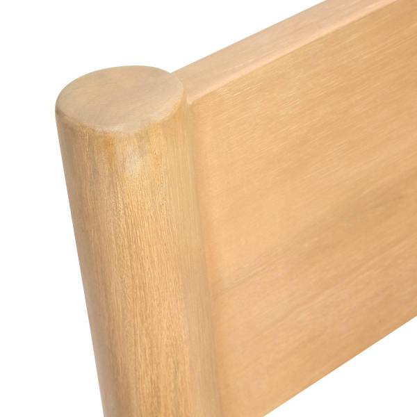 Gartenbank WOOKY Beige - Massivholz - 56 x 80 x 139 cm