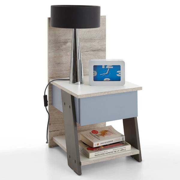 Jugendzimmer-Set LEEDS-10-28 4er-Set Grau - Holzwerkstoff - 505 x 193 x 96 cm