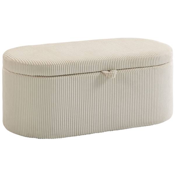 Sitzbank 838-623V00BG Beige - Cord - 51 x 49 x 105 cm