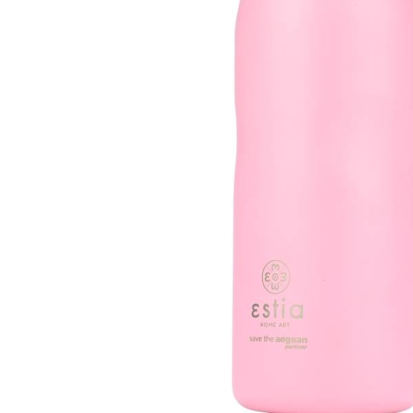 Thermosflasche Blossom Pink - Metall - 8 x 28 x 8 cm