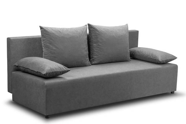 Schlafsofa BS10 Grau Grau - Holzwerkstoff - 190 x 76 x 71 cm