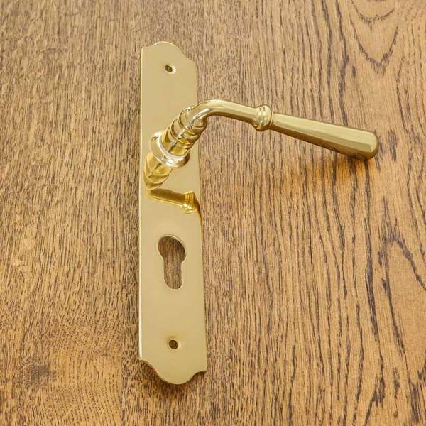 Türdrücker BARTON PZ72 Gold - Messing - 14 x 24 x 1 cm