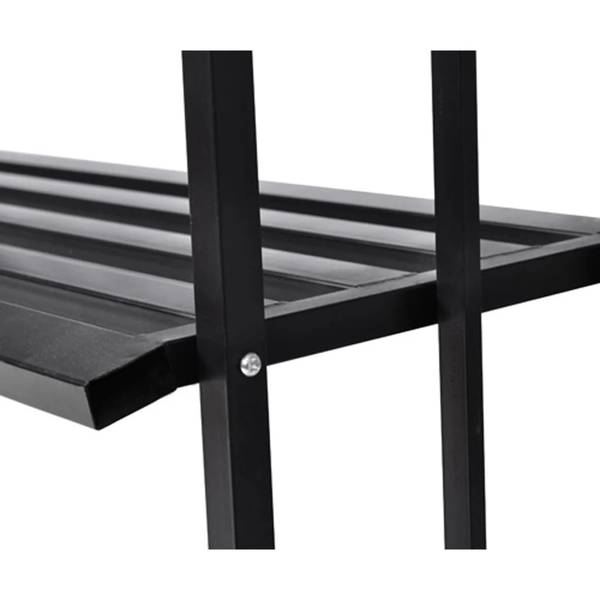 GartenRosenbogen M627375 Schwarz - Metall - 114 x 3 x 57 cm