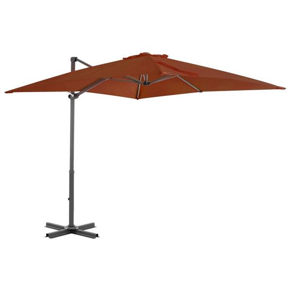 Ampelschirm 3007754 Braun - Polyester - 250 x 230 x 250 cm