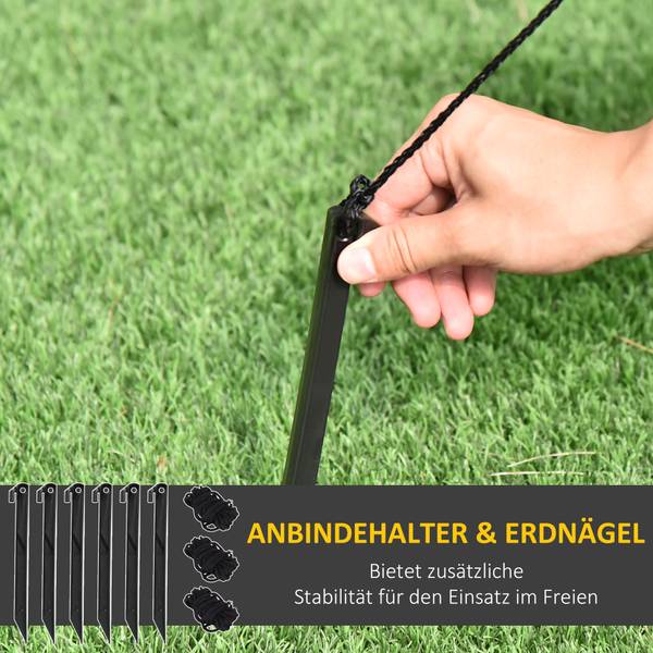 Aufblasbar Weihnachtsdeko 844-306V90BK Textil - 100 x 250 x 162 cm