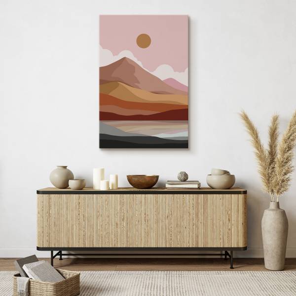 Leinwandbild Berge 30 x 40 x 40 cm