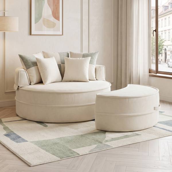 Sessel ID-TRY Beige - Polyester - 163 x 66 x 121 cm