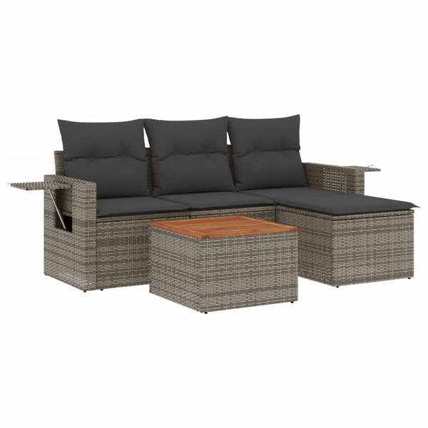 Garten-Lounge-Set 3035751 (5-teilig) Grau